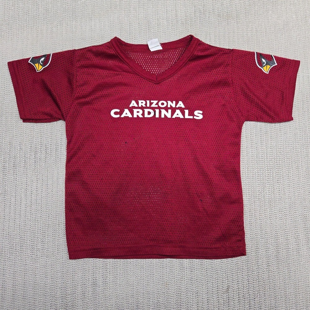 Vintage Arizona Cardinals Football Jersey Youth Large Red Mesh NFL Football